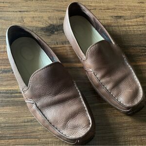 UGG Australia Driving Moccasin Shoes Brown Leather Slip-On Style #5635 Size 10